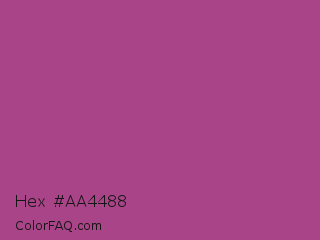 Hex #aa4488 Color Image