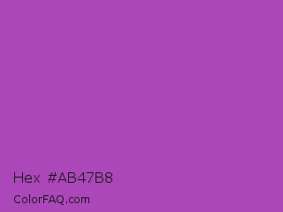 Hex #ab47b8 Color Image