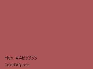 Hex #ab5355 Color Image