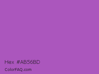 Hex #ab56bd Color Image
