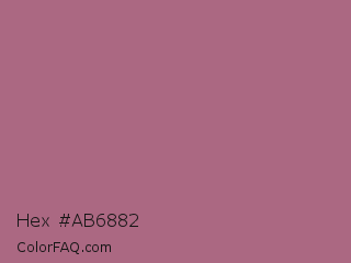 Hex #ab6882 Color Image