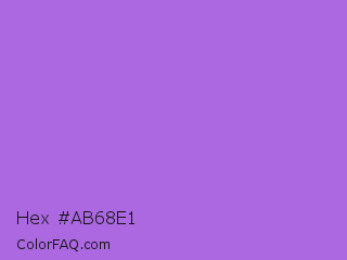 Hex #ab68e1 Color Image