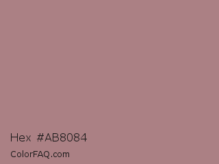 Hex #ab8084 Color Image