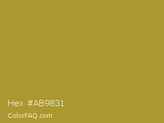 Hex #ab9831 Color Image