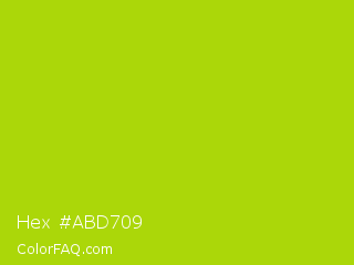 Hex #abd709 Color Image