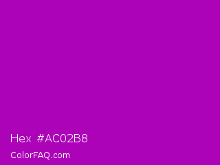 Hex #ac02b8 Color Image