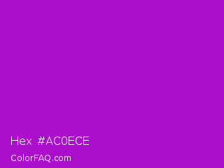 Hex #ac0ece Color Image