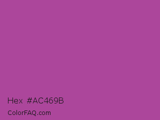 Hex #ac469b Color Image