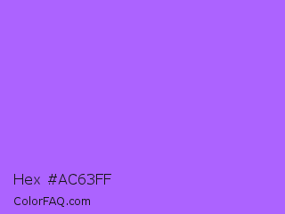 Hex #ac63ff Color Image