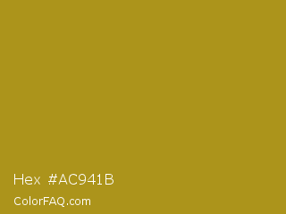 Hex #ac941b Color Image