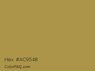 Hex #ac9548 Color Image