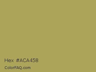 Hex #aca458 Color Image