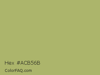 Hex #acb56b Color Image