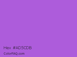 Hex #ad5cdb Color Image