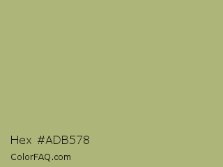 Hex #adb578 Color Image