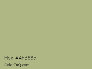 Hex #afb885 Color Image