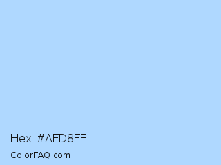 Hex #afd8ff Color Image