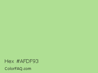 Hex #afdf93 Color Image