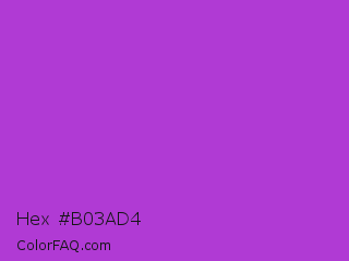 Hex #b03ad4 Color Image