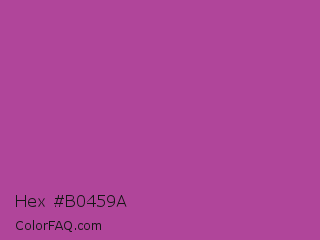 Hex #b0459a Color Image
