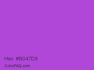Hex #b047d9 Color Image