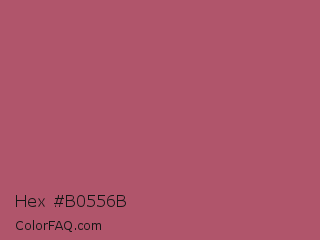 Hex #b0556b Color Image