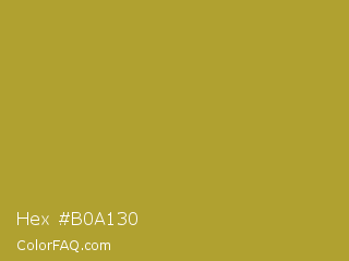 Hex #b0a130 Color Image