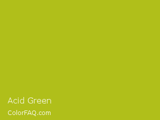 Hex #b0bf1a Acid Green Color Image
