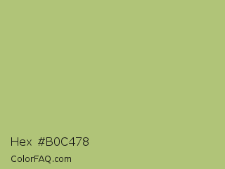 Hex #b0c478 Color Image