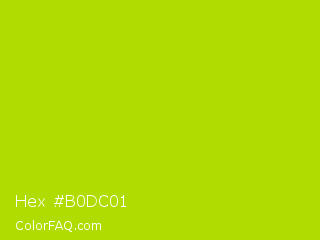 Hex #b0dc01 Color Image