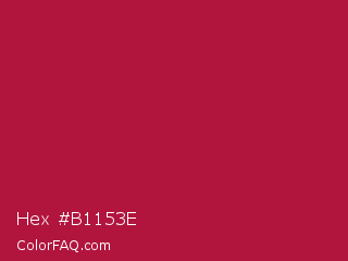 Hex #b1153e Color Image