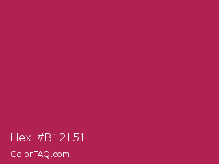 Hex #b12151 Color Image