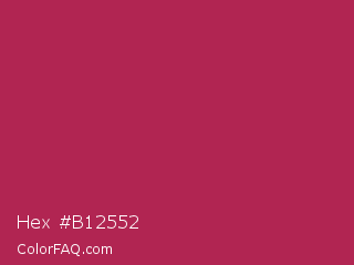 Hex #b12552 Color Image
