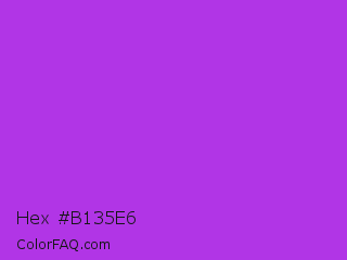 Hex #b135e6 Color Image