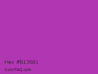 Hex #b136b1 Color Image