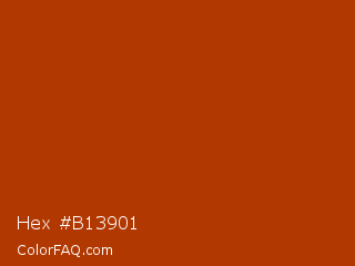 Hex #b13901 Color Image