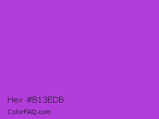 Hex #b13edb Color Image