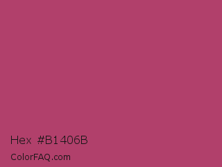 Hex #b1406b Color Image
