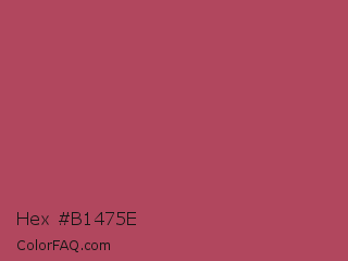 Hex #b1475e Color Image