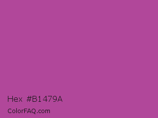 Hex #b1479a Color Image
