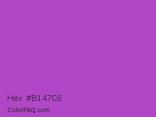 Hex #b147c6 Color Image