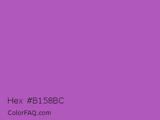 Hex #b158bc Color Image
