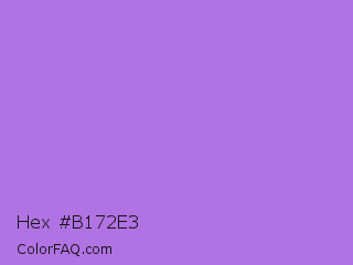 Hex #b172e3 Color Image