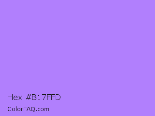 Hex #b17ffd Color Image