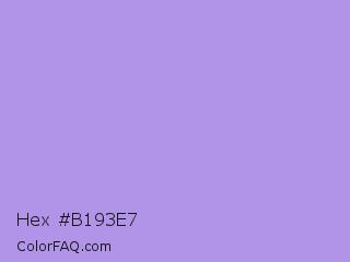 Hex #b193e7 Color Image