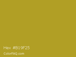 Hex #b19f25 Color Image