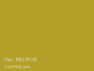 Hex #b19f28 Color Image