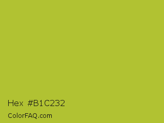 Hex #b1c232 Color Image