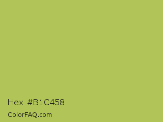 Hex #b1c458 Color Image