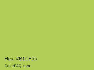 Hex #b1cf55 Color Image